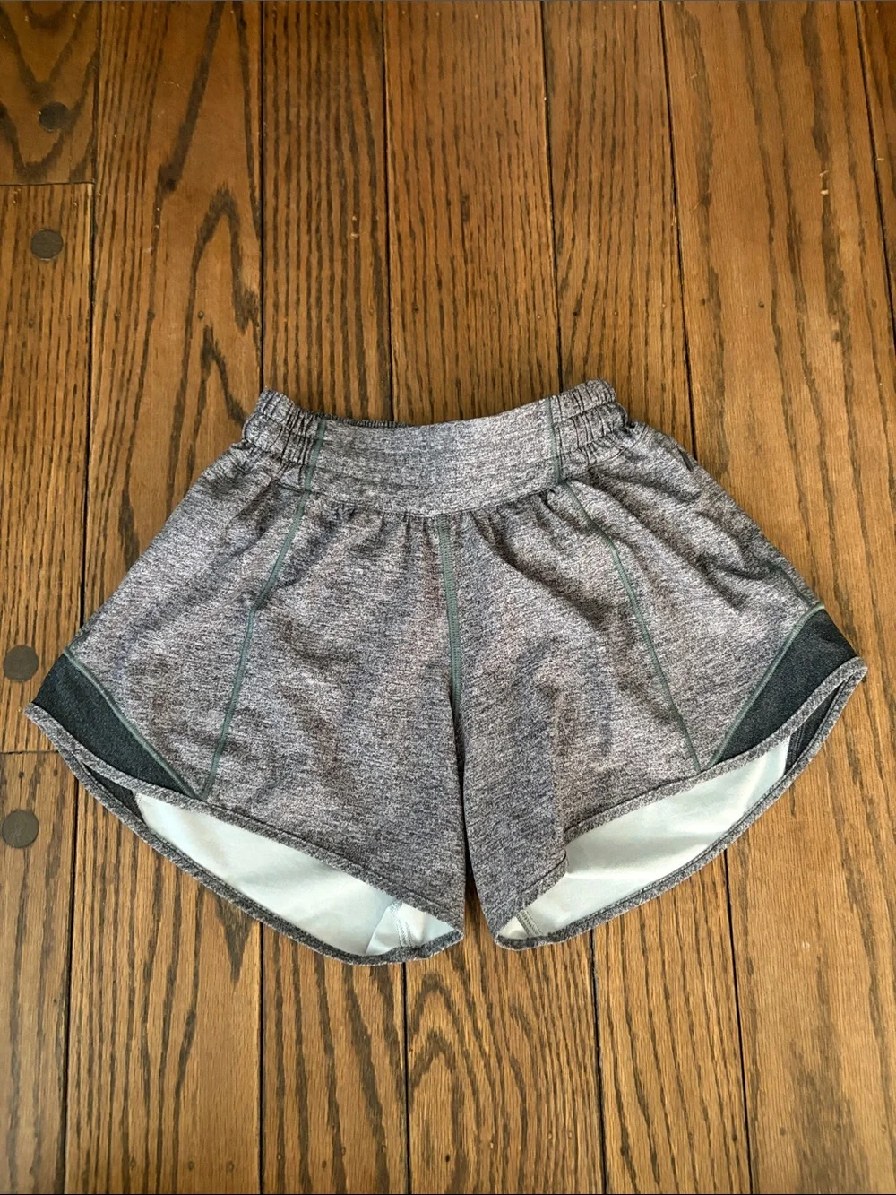 lululemon athletica Heather Grey Athletic Shorts